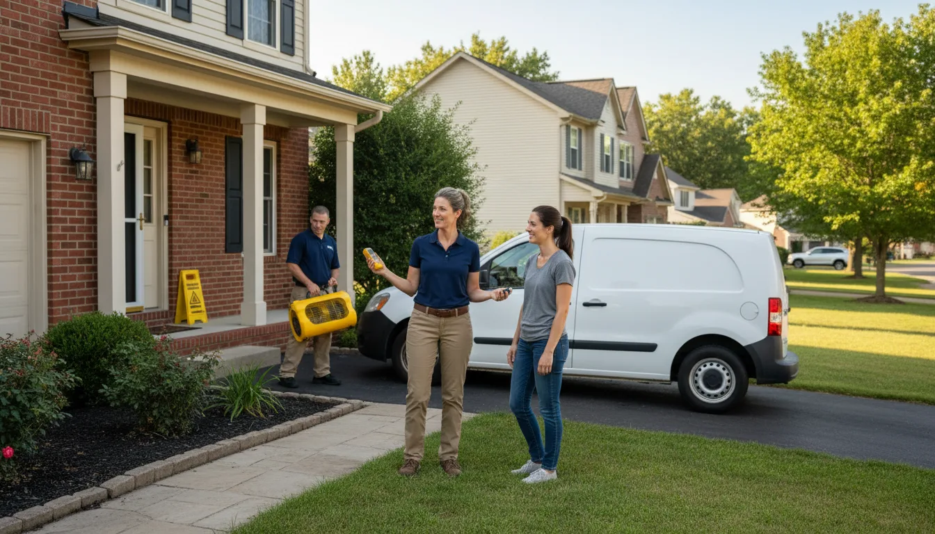 Water restoration image for Dehumidification And Cleanup Services in Roslyn, NY